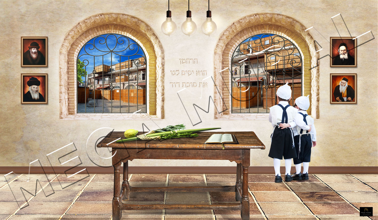 Meah Shearim Mural